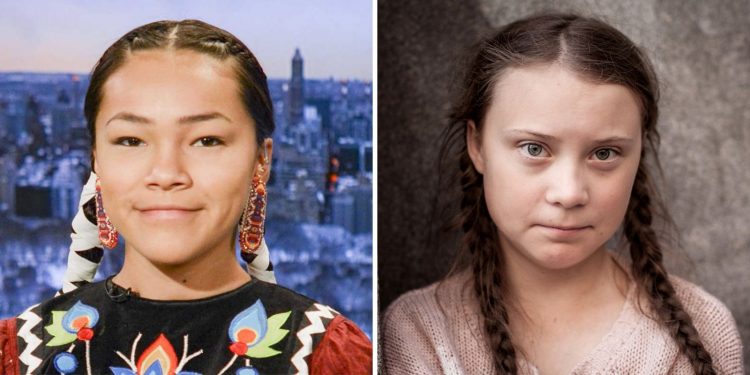 Den ena mer intressant än den andra. Autumn Peltier (t.v) och Greta Thunberg (t.h).