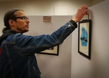 Dan Park ställde ut i Svenskarnas hus