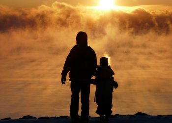 ”Pappa, han blev nog rädd nu”