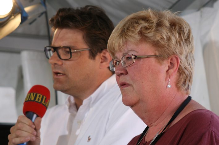 Lena Mellin och Jan Hellin. Foto: Wikimedia Commons