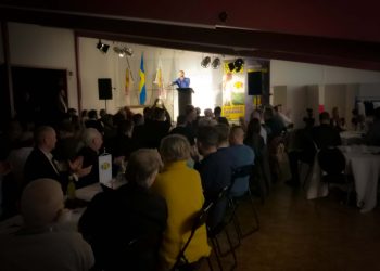 Det fria Sverige firade två år