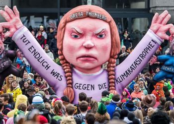 Greta utan mask – klimatet var en rökridå