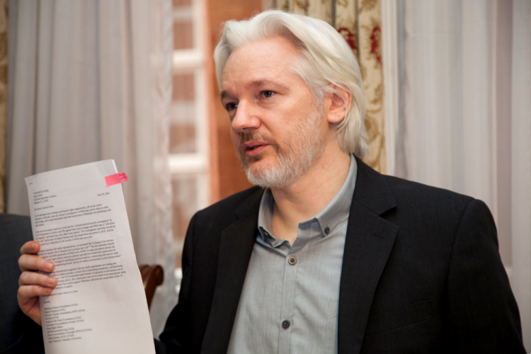 Julian Assange, 2014