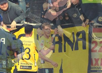 Fotbollssupportrar dömda till böter för målfirande