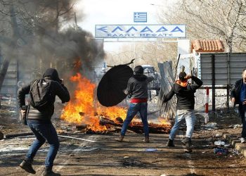 En ”flykting” skjuten när Grekland försvarar Europa