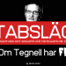 Stabsläge 24 mars – Om Tegnell har fel
