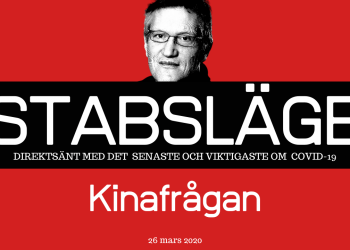 Stabsläge 26 mars – Kinafrågan