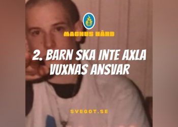 Barn ska inte axla vuxnas ansvar