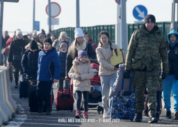 Ukrainska flyktingar till Sverige