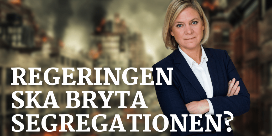 Regeringen håller presskonferens om hur de ska bryta segregationen