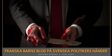 Franska barns blod på svenska politikers händer