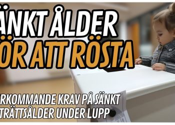 16 år för att få rösta i allmänna val?