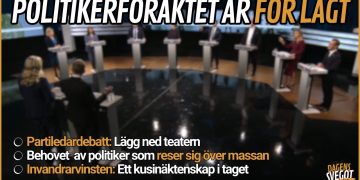 Politikerföraktet är för lågt i Sverige