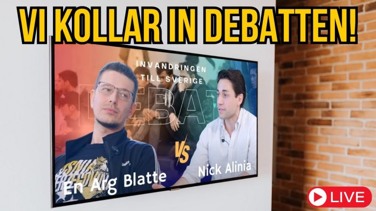 Vi kollar in debatten mellan Nick Alinia och ”En Arg Blatte”
