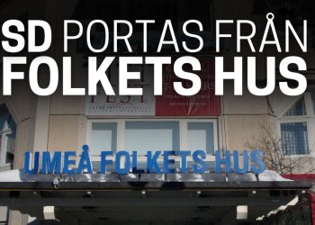 Sverigedemokraterna portas från Folkets hus